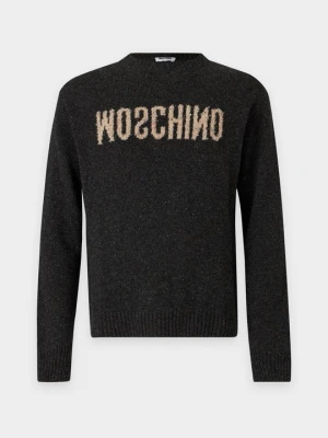 Sweter MOSCHINO ciemnoszary