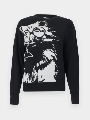 Sweter MOSCHINO czarny