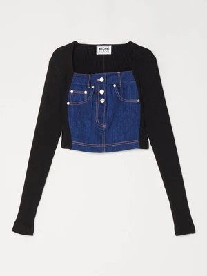Sweter MOSCHINO czarny