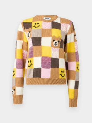 Sweter MOSCHINO żółty