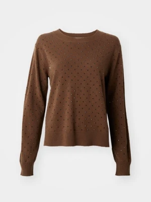 Sweter MUNTHE brązowy
