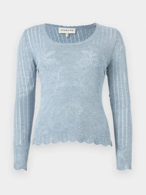 Sweter MUNTHE niebieski