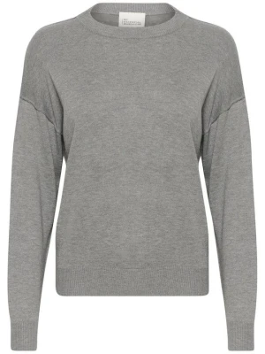 Sweter My Essential Wardrobe ciemnoszary melanż