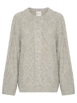 Sweter My Essential Wardrobe jasnoszary