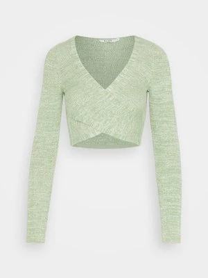 Sweter NA-KD zielony