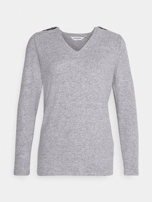 Sweter NAF NAF szary melanż
