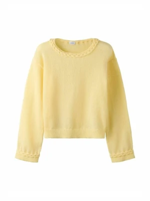 Sweter NAME IT jasnożółty