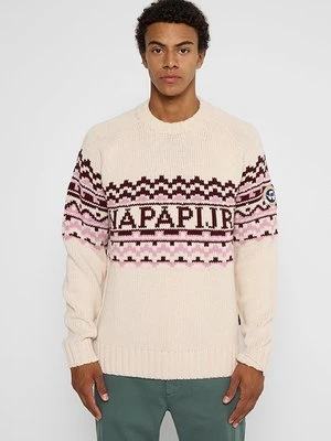 Sweter Napapijri beżowy