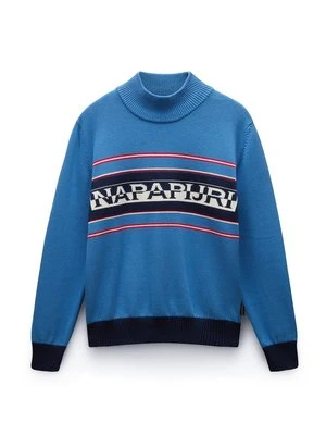 Sweter Napapijri granatowy