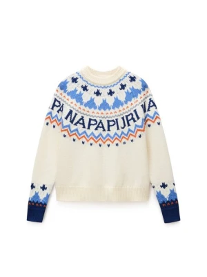 Sweter Napapijri beżowy