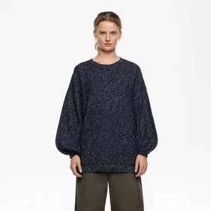 Sweter neps długi granatowy BIMBA Y LOLA