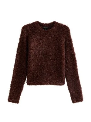 Sweter New Look ciemnobrązowy