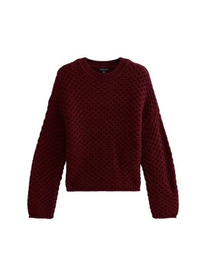 Sweter New Look ciemnoczerwony
