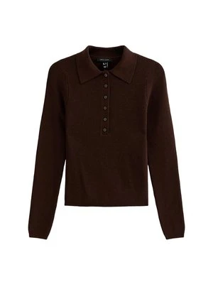 Sweter New Look ciemnobrązowy