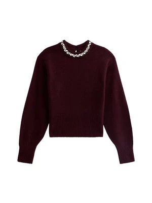 Sweter New Look bordowy
