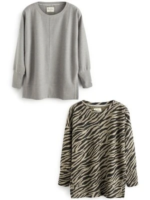 Sweter Next brązowy