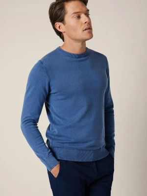 Zdjęcie produktu Sweter Niebieski Bawełniany Gustan Lancerto