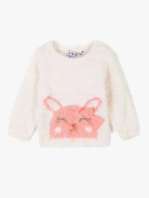 Sweter niemowlęcy dla dziewczynki z królikiem 5.10.15.