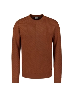 Sweter No Excess brązowy melanż