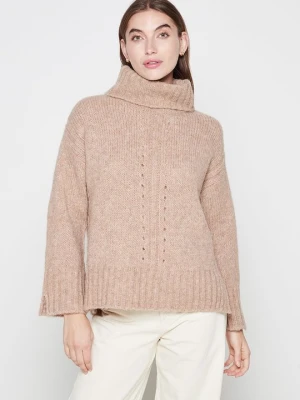 Sweter Noa Noa jasny brąz