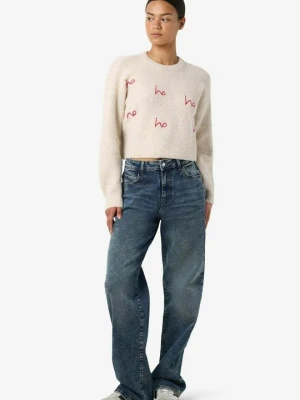 Sweter Noisy May biały
