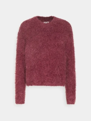 Sweter Noisy May bordowy