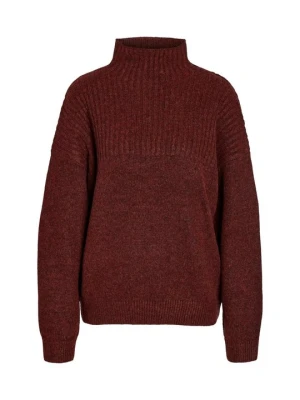 Sweter Noisy May ciemnoczerwony
