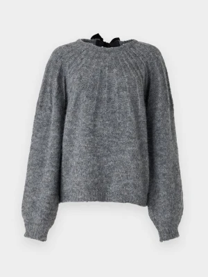 Sweter Noisy May ciemnoszary melanż