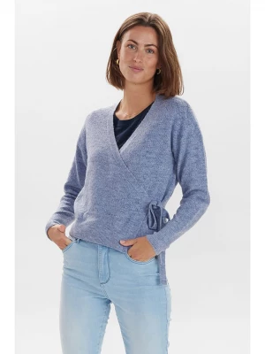 NÜMPH Sweter "Nualbera" w kolorze błękitnym rozmiar: L