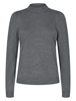 NÜMPH Sweter "Nubaojin" w kolorze szarym rozmiar: XXL