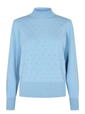 NÜMPH Sweter "Nuedna" w kolorze błękitnym rozmiar: XXL