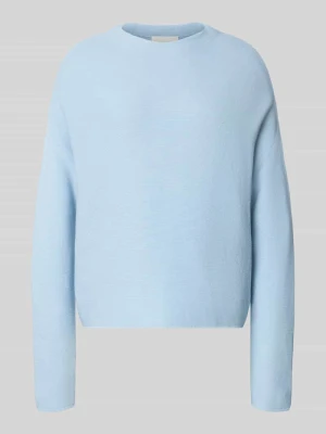 Sweter o kroju loose fit z czystej bawełny model 'MERINAA' ARMEDANGELS Jasnoniebieski