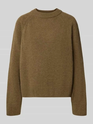 Sweter o kroju loose fit z czystej wełny ARMEDANGELS Średniobrązowy