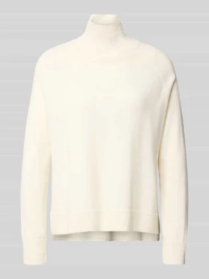 Sweter o kroju loose fit z mieszanka wełny i kaszmiru model 'ZARINA' Weekend Max Mara Złamany biały