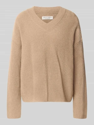 Sweter o kroju loose fit z mieszanki wełny Marc O'Polo