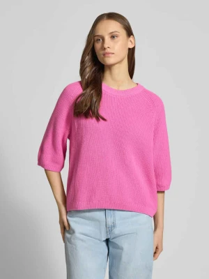 Sweter o kroju oversized z dzianiny z czystej bawełny model ‘MARGE’ JJXX