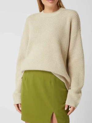 Sweter o kroju oversized z mieszanki wełny Minimum