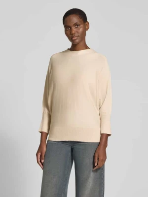 Sweter o kroju oversized z rękawami nietoperzowymi s.Oliver Beżowy