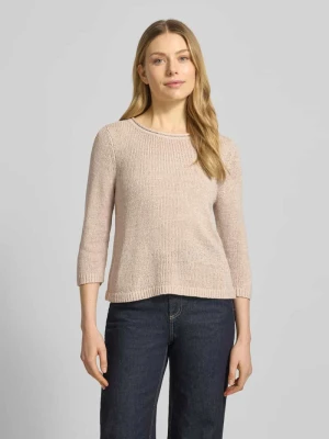 Sweter o kroju regular fit w stylu dzianiny Betty Barclay Beżowy