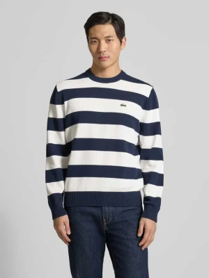 Sweter o kroju regular fit z czystej bawełny Lacoste