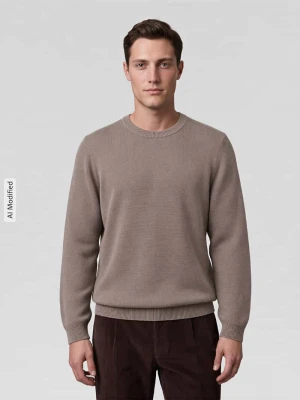 sweter o kroju regular fit z czystej bawełny Marc O'Polo