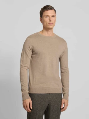 Sweter o kroju regular fit z czystej bawełny model ‘BERG’ Selected Homme
