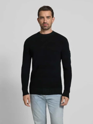 Sweter o kroju regular fit z czystej bawełny Tom Tailor Denim
