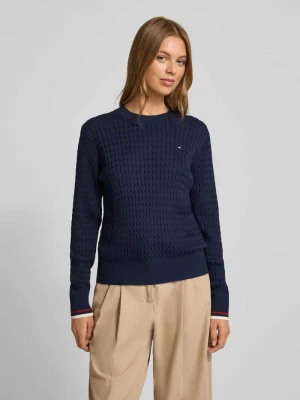 Sweter o kroju regular fit z czystej bawełny Tommy Hilfiger