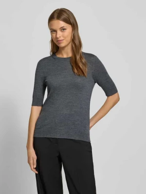 Sweter o kroju regular fit z czystej żywej wełny model 'FARBELLA' Boss