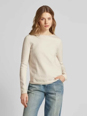 Sweter o kroju regular fit z dekoltem w łódkę Marc O'Polo