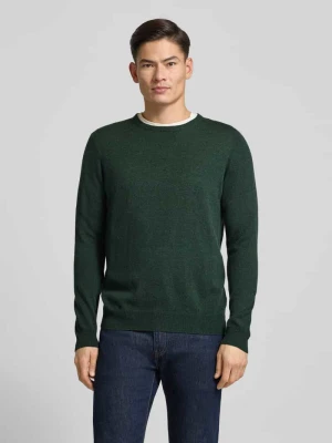 Sweter o kroju regular fit z dodatkiem kaszmiru model ‘Merino’ FYNCH-HATTON