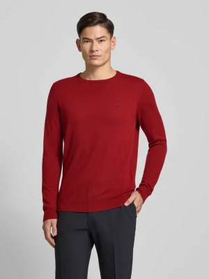 Sweter o kroju regular fit z dodatkiem kaszmiru model ‘Merino’ FYNCH-HATTON