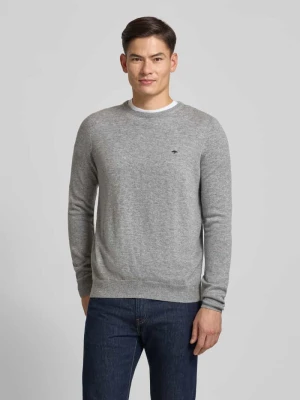 Sweter o kroju regular fit z dodatkiem kaszmiru model ‘Merino’ FYNCH-HATTON