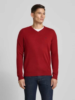 Sweter o kroju regular fit z dodatkiem kaszmiru model ‘Merino’ FYNCH-HATTON
